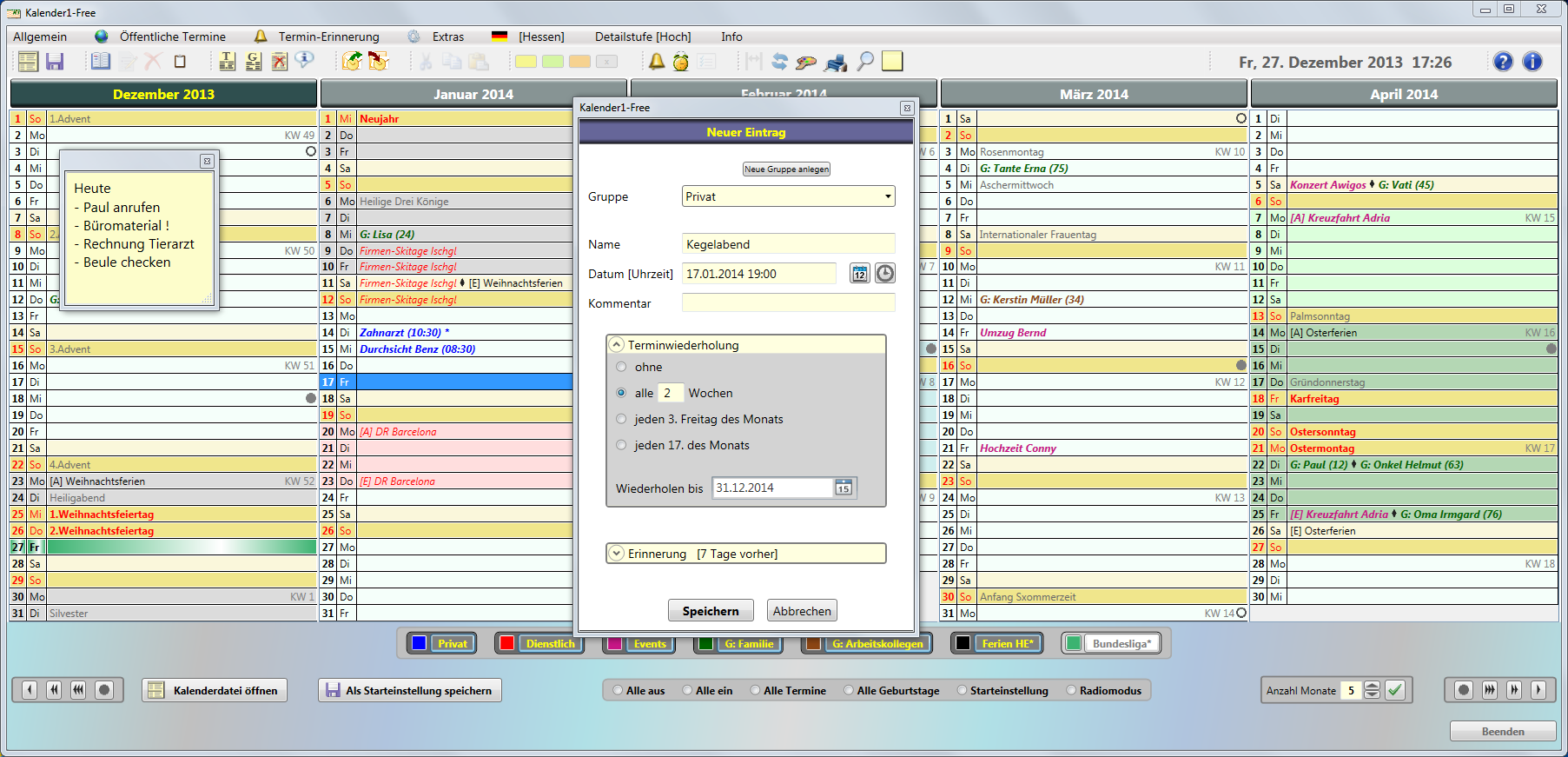 Design-Beispiel gelb
